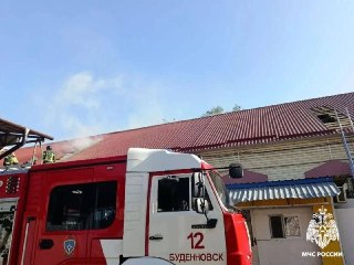 Пожар в Буденновске: Загорелся Торговый Павильон на Октябрьской