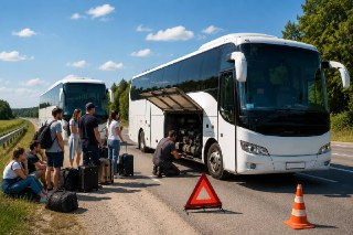 Подменные автобусы на маршруте Москва — Ставрополь: технические проблемы