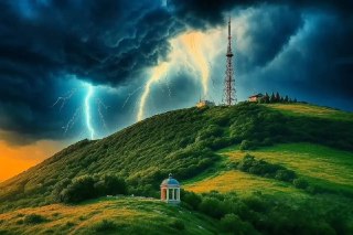 Штормовое предупреждение: Град, ливень и ураганный ветер надвигаются на регион