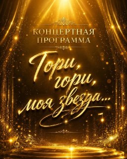 Не пропустите: Литературно-музыкальная программа «Гори, гори, моя звезда»
