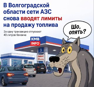 Волгоградская область: Лимиты на продажу бензина вновь введены